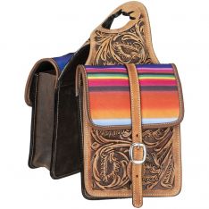 Tough 1 Leather Horn Bag in Prints
